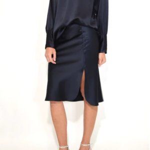 Nili lotan cheap silk skirt
